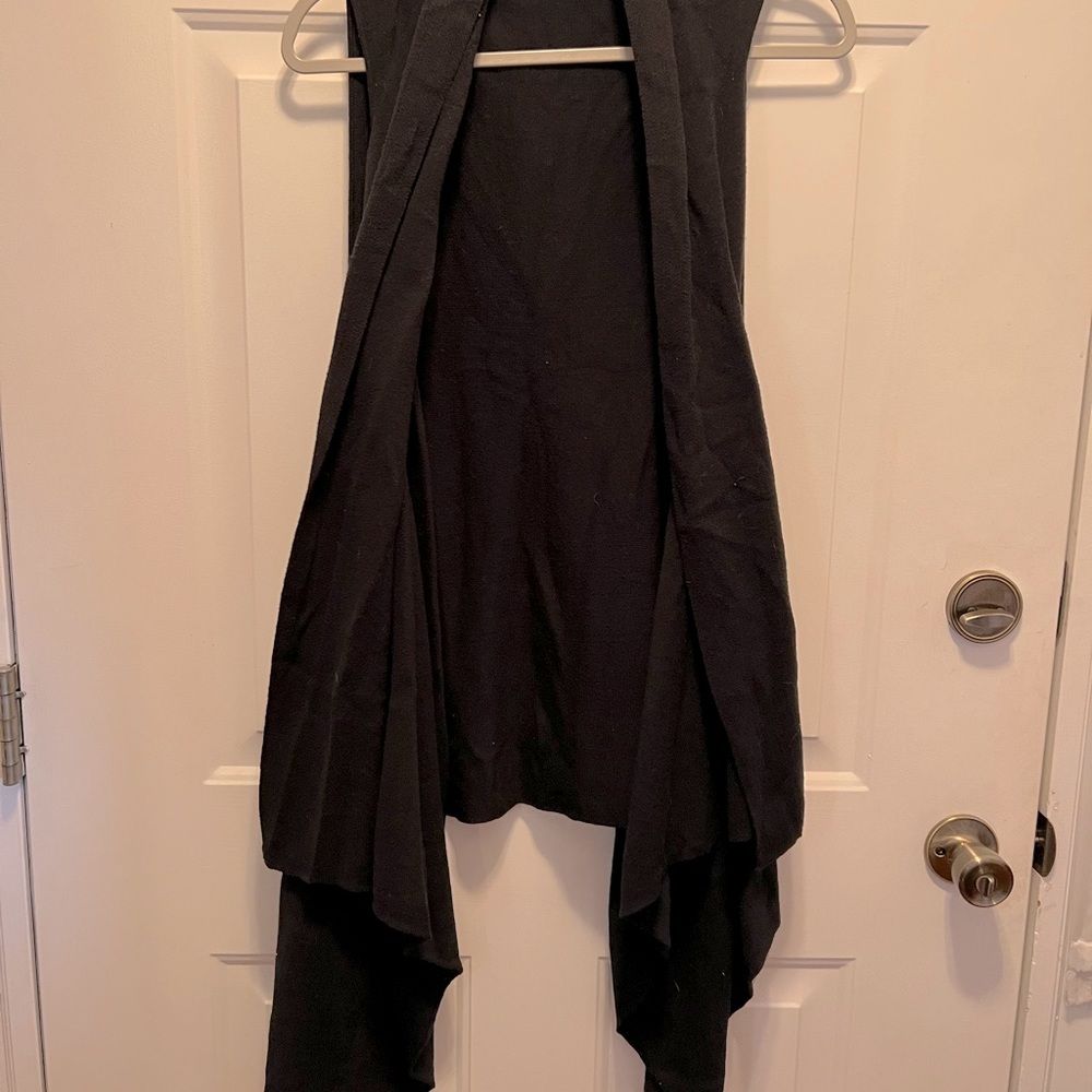 LANE BRYANT BLACK VEST OVERPIECE SIZE 2X-3X